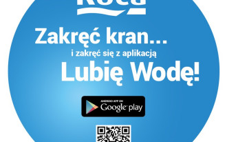 Aplikacja Lubię wodę od Roca pomaga oszczędzać wodę