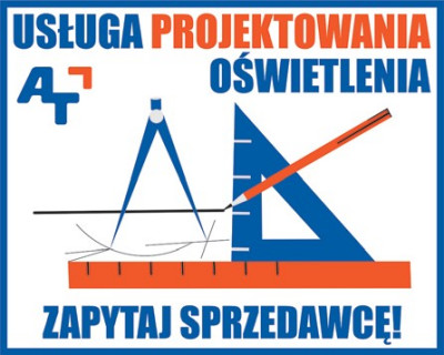 A-T oferuje swoim Klientom zaprojektowanie oświetlenia (rozkładów iluminacji) do domu lub mieszkania