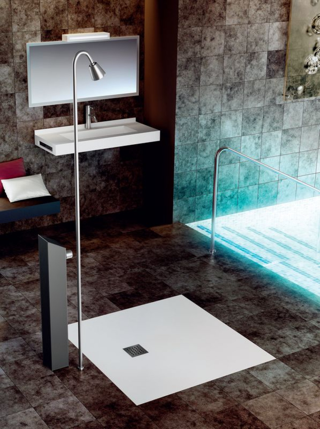 Ściany i podłogi w łazience