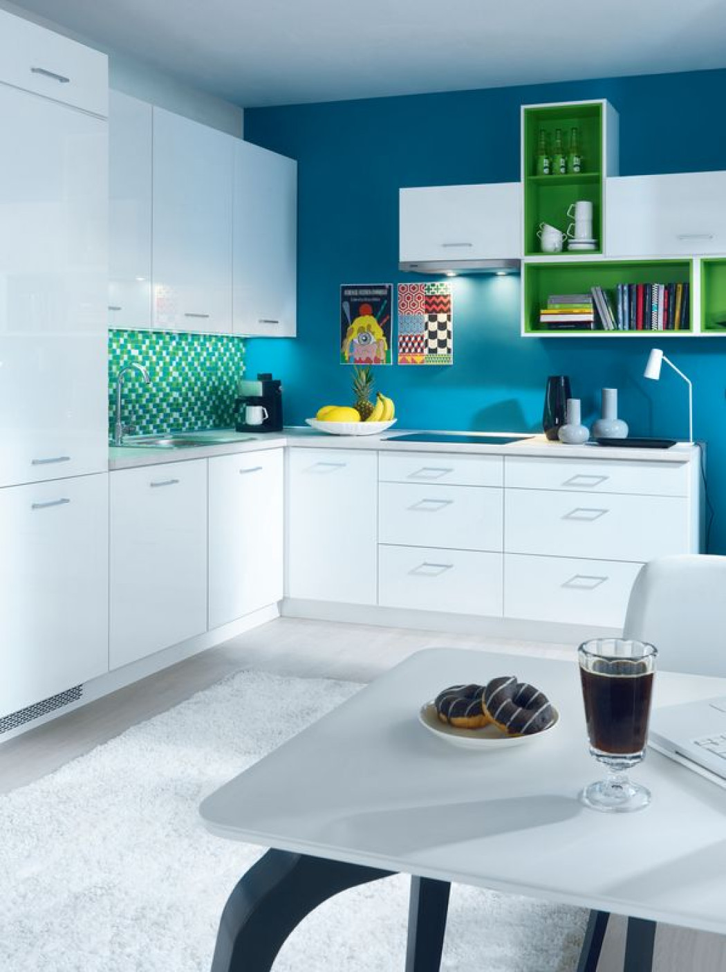 Ściany i podłogi w kuchni