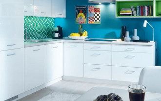 Ściany i podłogi w kuchni