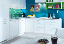 Ściany i podłogi w kuchni