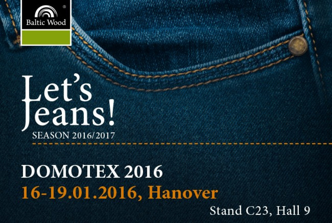 Baltic Wood na targach Domotex 2016 z nową kolekcją podłóg Let’s Jeans!