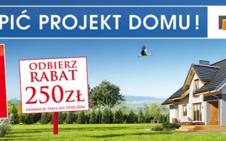 Wiosną domy rosną! Projekty domów taniej o 250 zł!