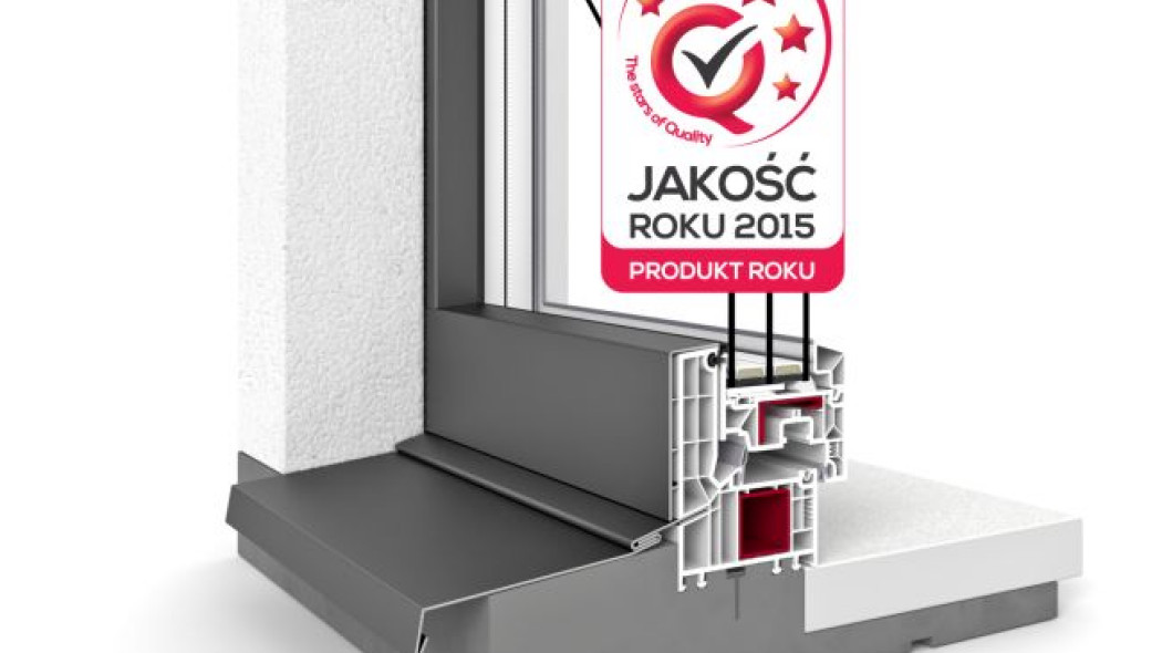 Tytuł Jakość Roku 2015 za system V82 Modern Design dla firmy Vetrex