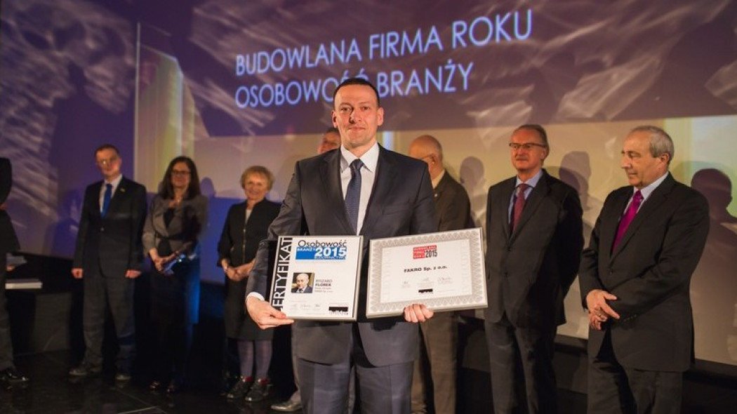 FAKRO Budowlaną Firmą Roku 2015