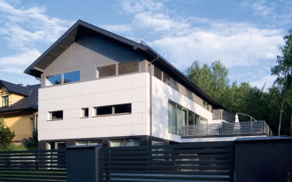 Elewacje domów Czytelników