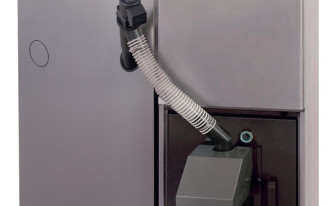 Nowy kocioł na pelet Pellux 200 Touch od Nibe Biawar