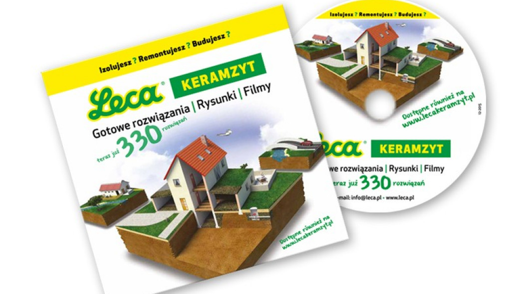 Aż 330 przykładów zastosowania Leca® KERAMZYTU na płycie CD!