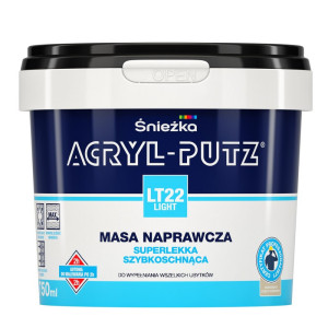Szybkoschnąca masa naprawcza ACRYL-PUTZ® LT 22 LIGHT