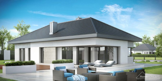 HomeKONCEPT 38 - mała parterówka w interesującej stylizacji