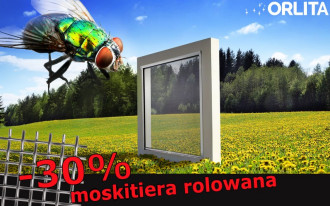 Moskitiery ORLITA na owady i pyłki 30% taniej