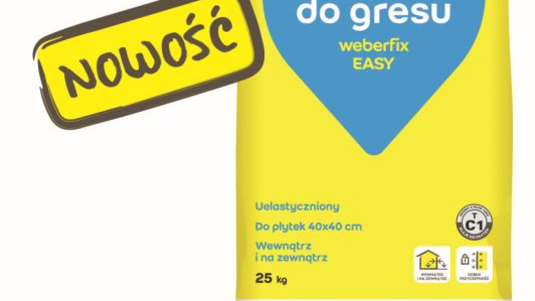 Nowy klej w ofercie Weber: weberfix EASY