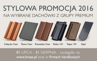 Promocja na wybrane dachówki premium BRAAS