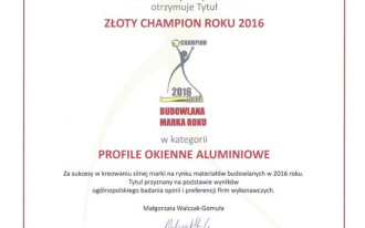 ALUPROF potrójnie nagrodzony!