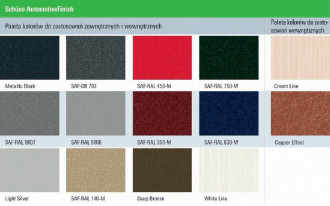 Okna PVC Schüco w nowych metalicznych odcieniach