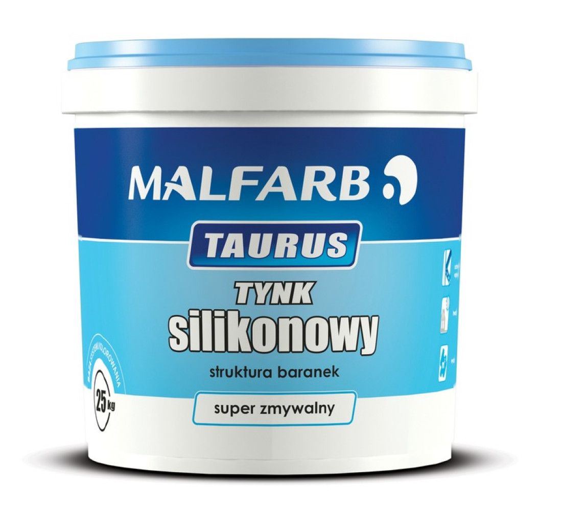 Tynk silikonowy TAURUS - nowość Malfarb