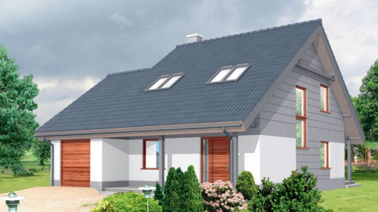 Projekt domu Sztokholm DCP 60 - wizualizacja