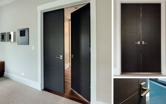 Drewniane drzwi wewnętrzne Modest marki Pozbud