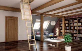 Składane schody strychowe