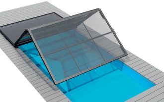 Zadaszenie basenu ALUNA® Flat