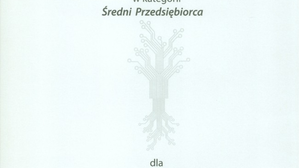 JONIEC laureatem Małopolskiej Nagrody Gospodarczej 2016