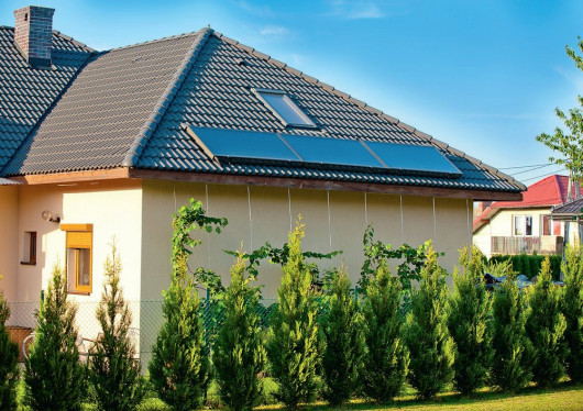 Zestaw kolektorów słonecznych