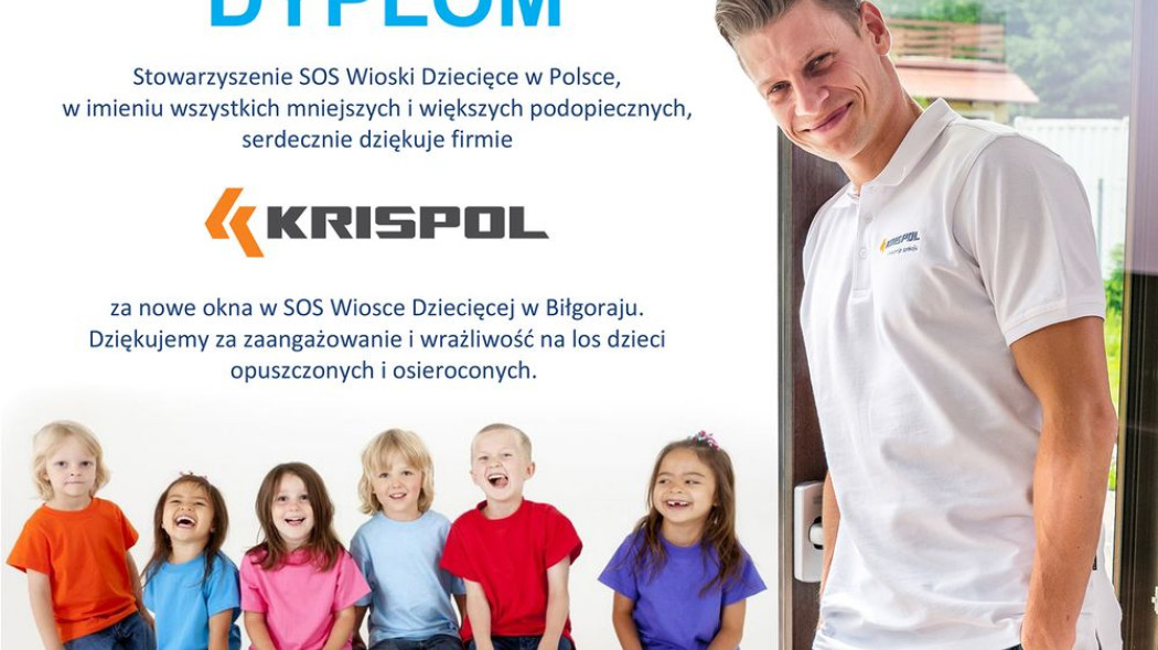 Krispol wspiera SOS Wioski Dziecięce