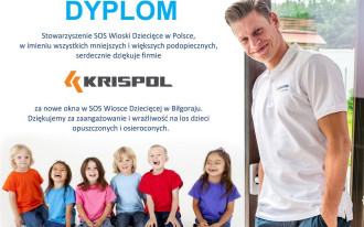 Krispol wspiera SOS Wioski Dziecięce