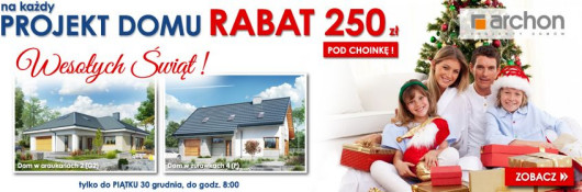 Magiczne święta z ARCHON+. Wszystkie projekty domów z rabatem 250 zł!