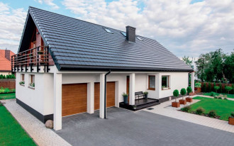 Wiejski dom w nowoczesnej wersji