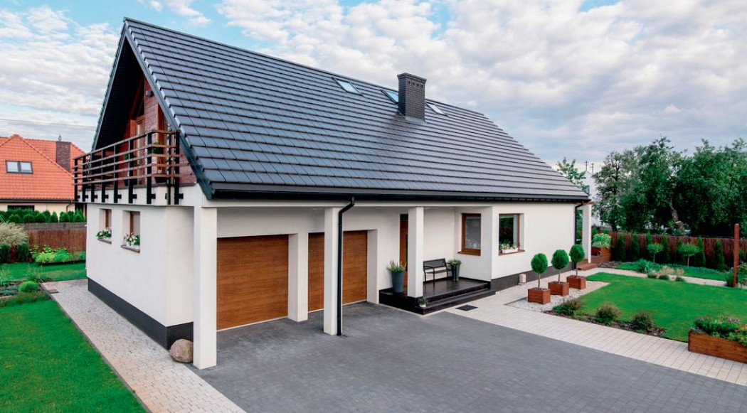 Wiejski dom w nowoczesnej wersji
