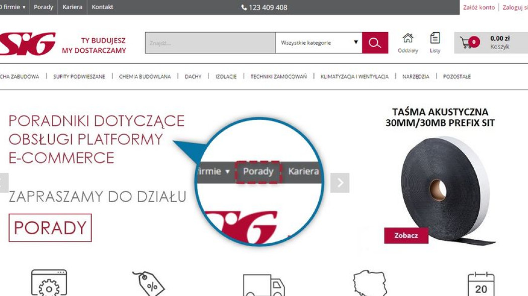 Firma SIG uruchomiła platformę e-commerce