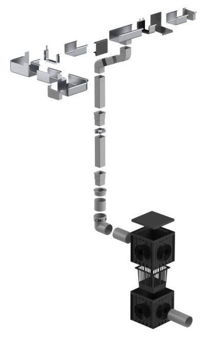 Odpływ uszczelkowy w systemie bezokapowym