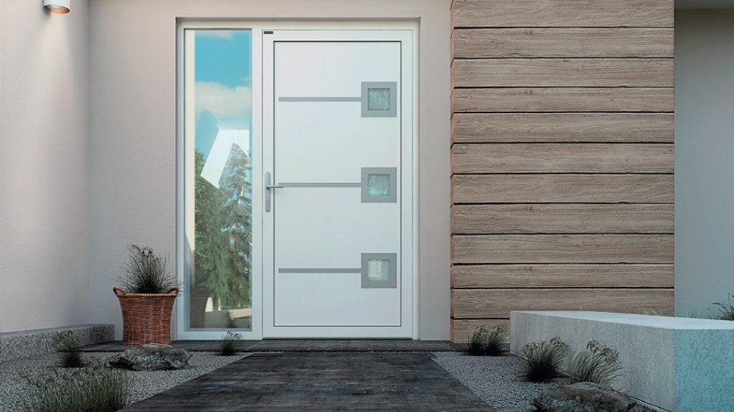 Aluminiowe drzwi zewnętrzne DECO firmy WIŚNIOWSKI