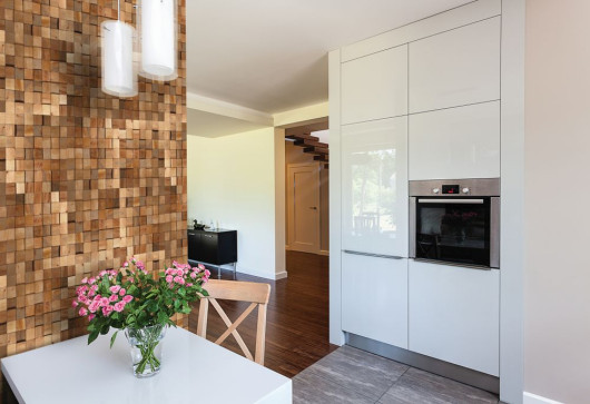 Panele drewniane Wood Collection Cube - aranżacja pomieszczenia