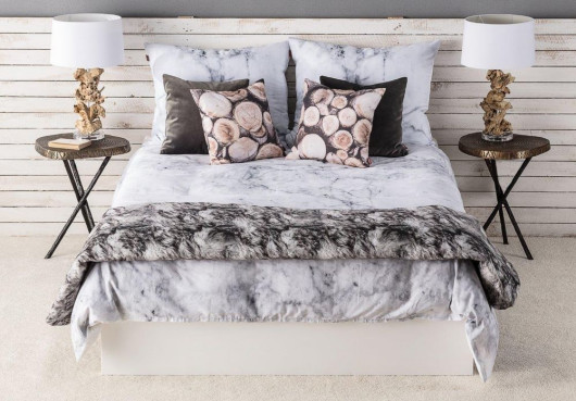 Dekoria.pl, narzuta pikowana z kolekcji Norge, pościel Dream&amp;Fun Marble