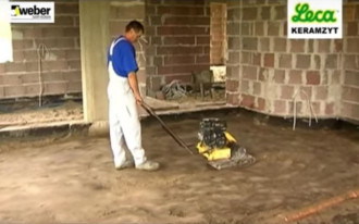 Izolacja podłogi na gruncie keramzytem luzem