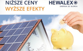 Instalacje fotowoltaiczne firmy Hewalex w promocji NIŻSZE CENY = WYŻSZE EFEKTY