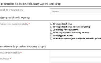 Stropy.pl - bezpłatnie wyceń swój projekt online!