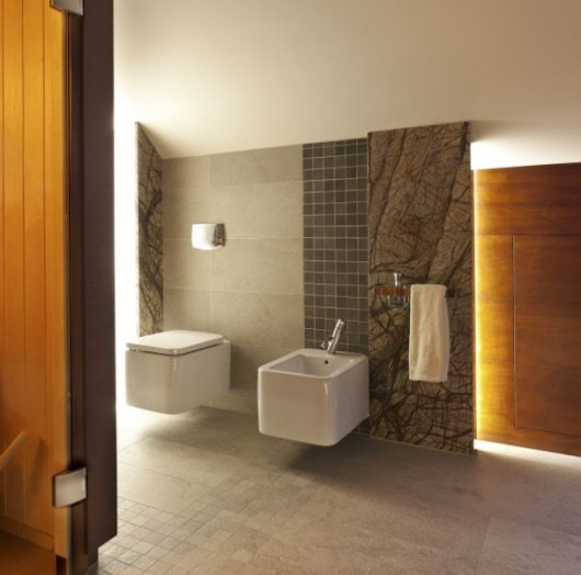 Elementy dekoracyjne wykonane z marmuru Forest Brown, płyty polerowane, docinane na zamówienie