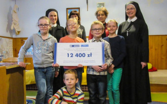 Wielkanocny prezent dla domu dziecka w Pacanowie