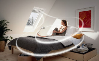 Naokienna wentylacja Velux z rekuperatorem