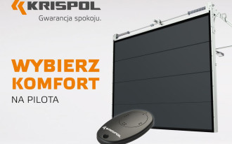 Bramy garażowe KRISPOL napędzane automatyką bez VAT