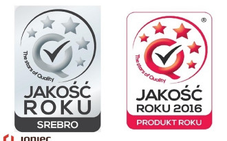 JAKOŚĆ ROKU® Srebro dla Firmy JONIEC®