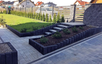 Palisada Zen Polbruk - do budowania efektownych kwietników i skarp