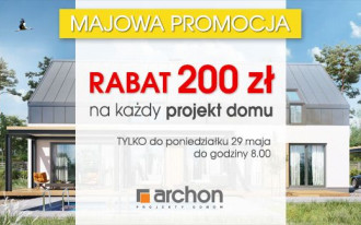 TERAZ W ARCHON+ każdy PROJEKT DOMU TANIEJ o 200 zł!