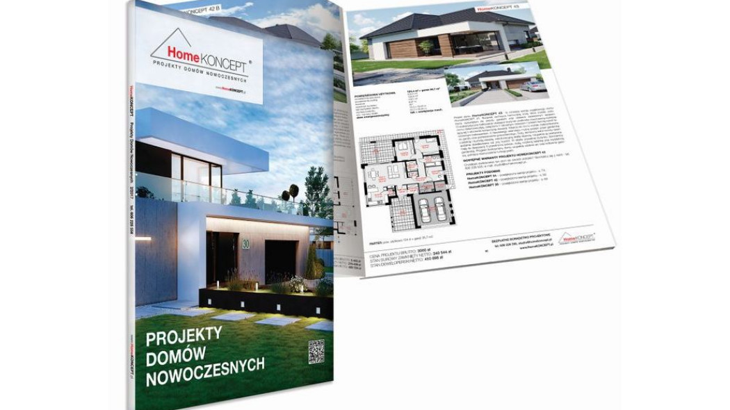 Zamów najnowszy katalog z pełną ofertą projektową HomeKONCEPT