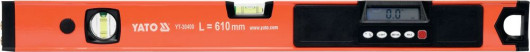 Aluminiowa poziomica elektroniczna z laserem YT-30400