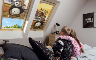 Rolety z bohaterami filmów studia DreamWorks